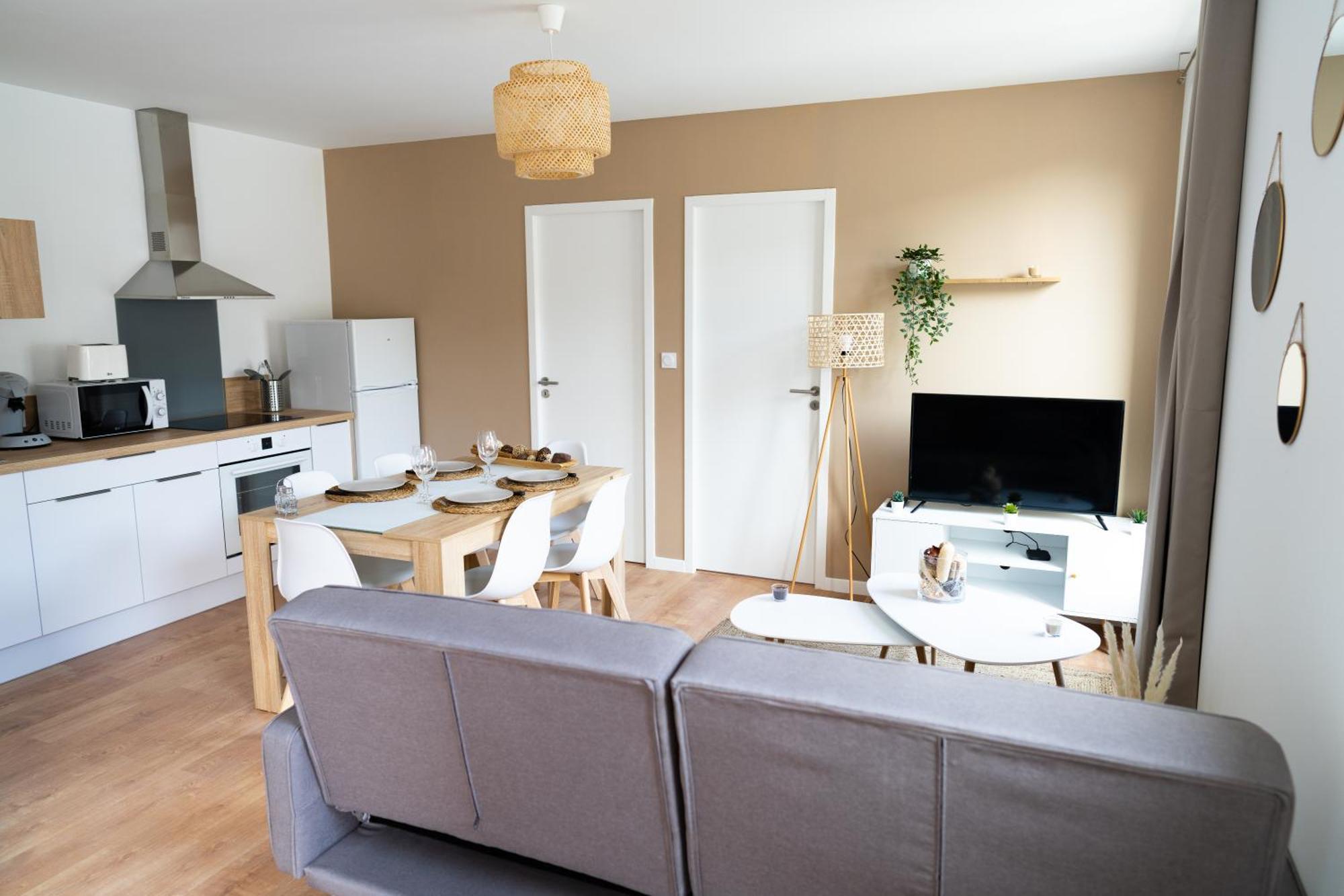 Appartement Cosy Avec Parking Prive A Saumur Bagian luar foto
